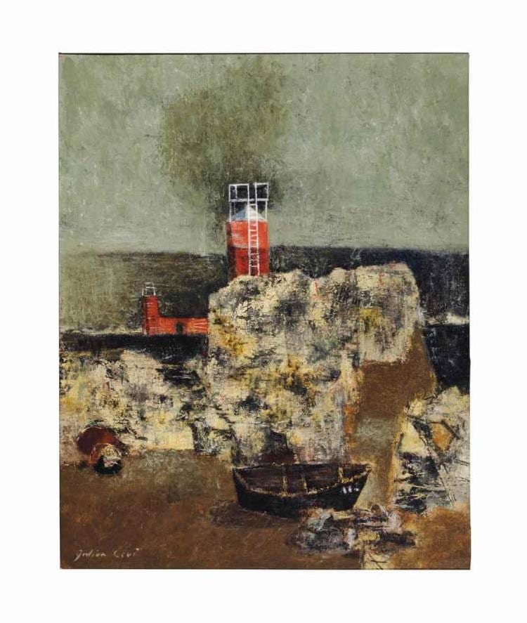 Julian Edwin Levi comparable auction result: sand and sky