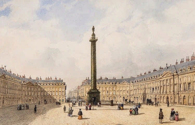 François Etienne Villeret comparable auction result: fran ois etienne villeret 1800 1866 la place vend me paris