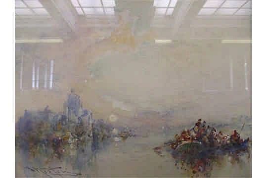 Stephen Frank Wasley comparable auction result: stephen frank wasley 1854 1934 watercolour venice to verso signed 27cm