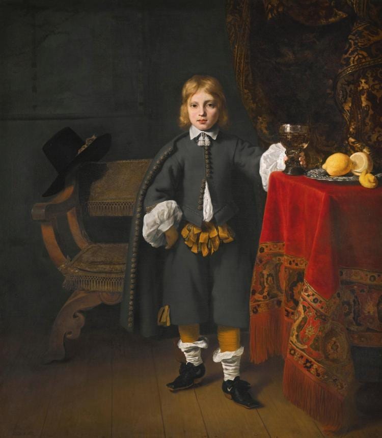 FERDINAND BOL | portrait of a boy, said to be the artist's son, aged 8 comparable sale
