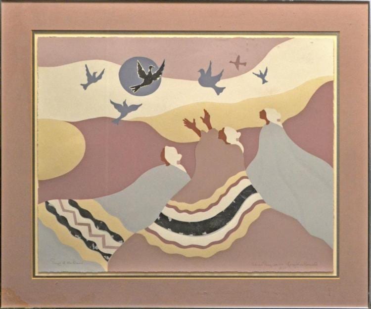 Jacqueline Rochester comparable auction result: jacqueline rochester 1924 2010 sp serigraph