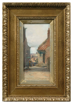 Painting by James MacMaster sold by Brunk Auctions, lot 808 — auction record photograph