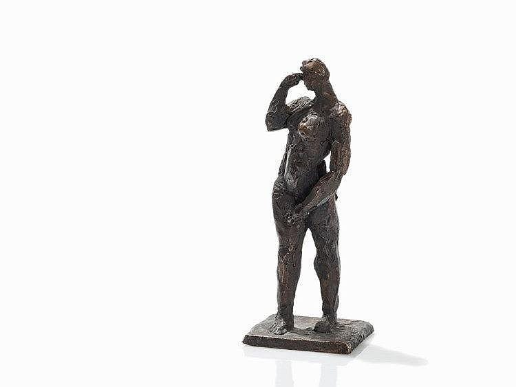 Berndt Wilde comparable auction result: berndt wilde born 1946 bewegung bronze figure 2004