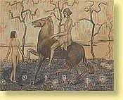 Josephus Croïn comparable auction result: jos croin 1894 1949 ecole hollandaise fusain et