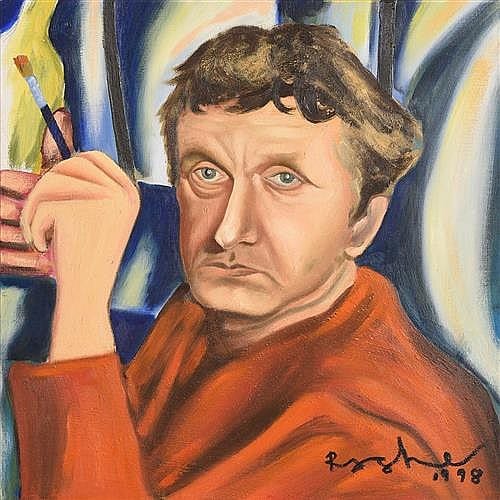 Mark Kavanagh comparable auction result: rasher 20th 21st century portrait of graham knuttel