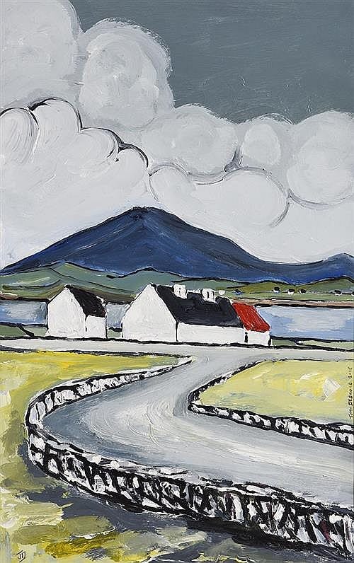 John Desmond comparable auction result: john desmond b 1950 empty cottage