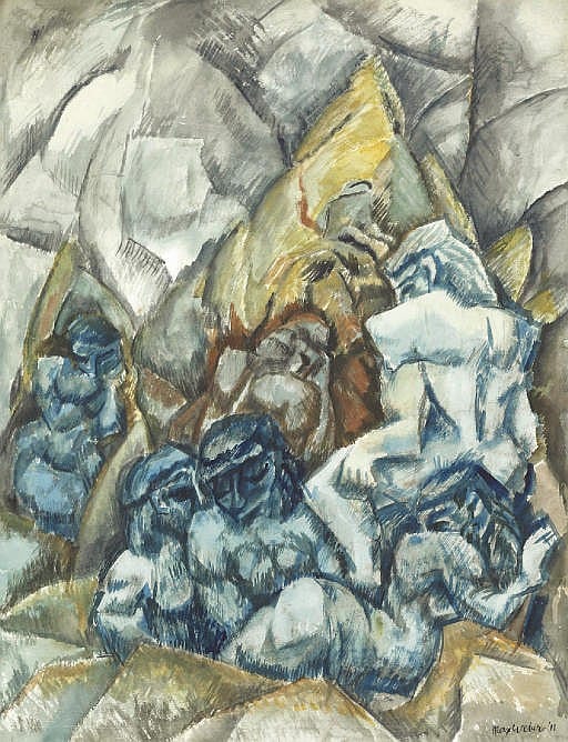 figures in a landscape · Christie's · 2007-11-29 Max (1961) Weber comparable auction result: figures in a landscape
