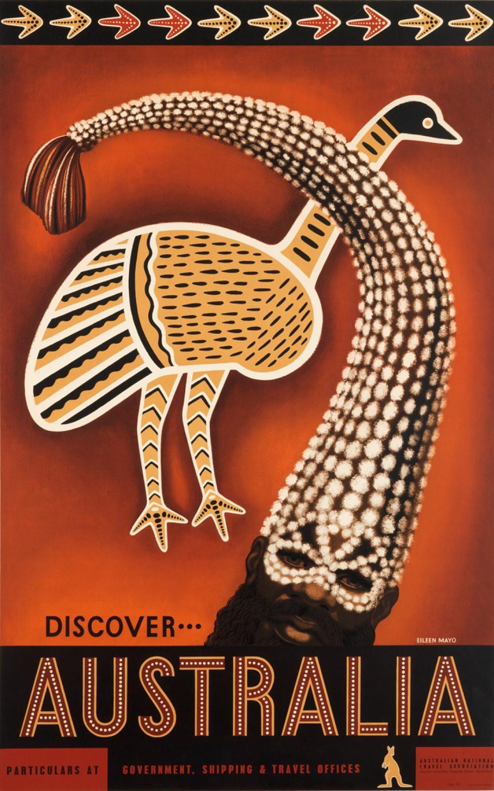 Eileen Mayo comparable auction result: eileen mayo 1906 1994 discover australia circa 1957 39x24 inches 100x63 cm mclarens melbourne