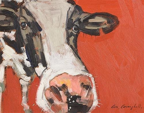 Cornelius Campbell comparable auction result: cornelius campbell 20th 21st century red cow