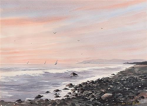 Peter Knuttel comparable auction result: peter knuttel 20th 21st century carnlough bay co antrim