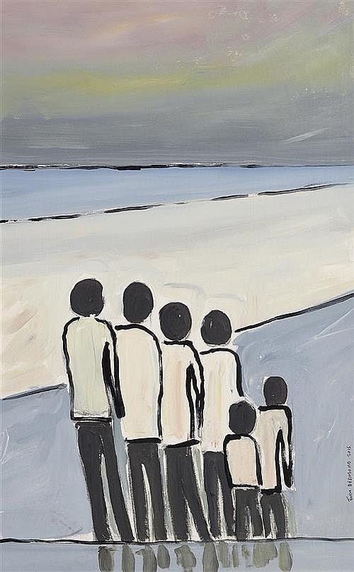 John Desmond comparable auction result: john desmond b 1950 looking out