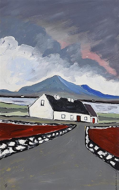 John Desmond comparable auction result: john desmond b 1950 storm brewing