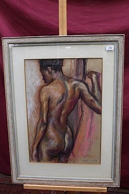 Arnold Auerbach comparable auction result: arnold auerbach 1898 1978 pastel african fi