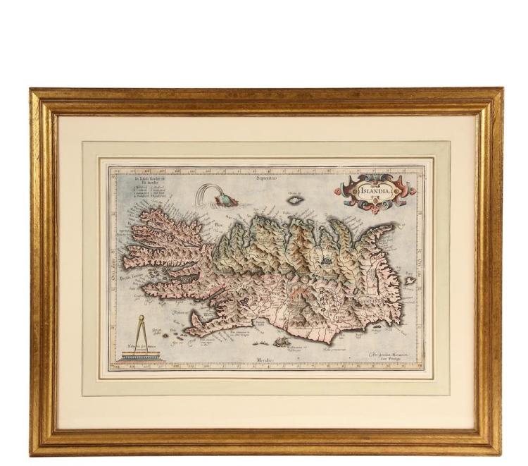 GERARDUS MERCATOR sold by Thomaston Place Auction Galleries, lot 384 — auction record photograph