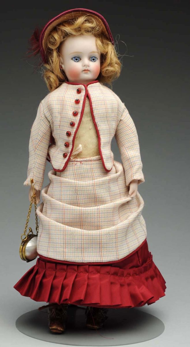Sweet German Bisque Doll. sold by Morphy Auctions, lot 221 — auction record photograph
