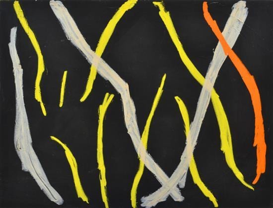 Chris Antico comparable auction result: chris antico born 1969 bush night 2000 acrylic and oilstick on canvas