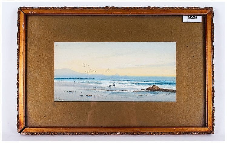 Arderne Clarence comparable auction result: arderne clarence cornish artist exh 1905 1937 cornish coastal scene wi