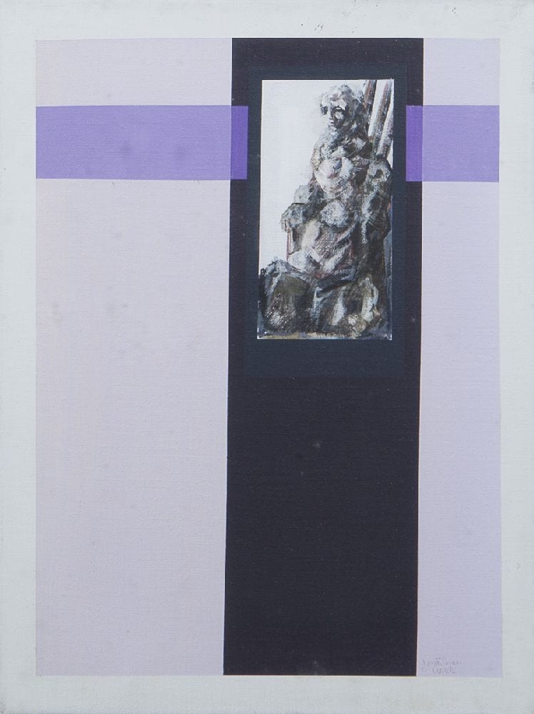 Jonathan Wade comparable auction result: jonathan wade 1941 1973 seated figureoil on canvas