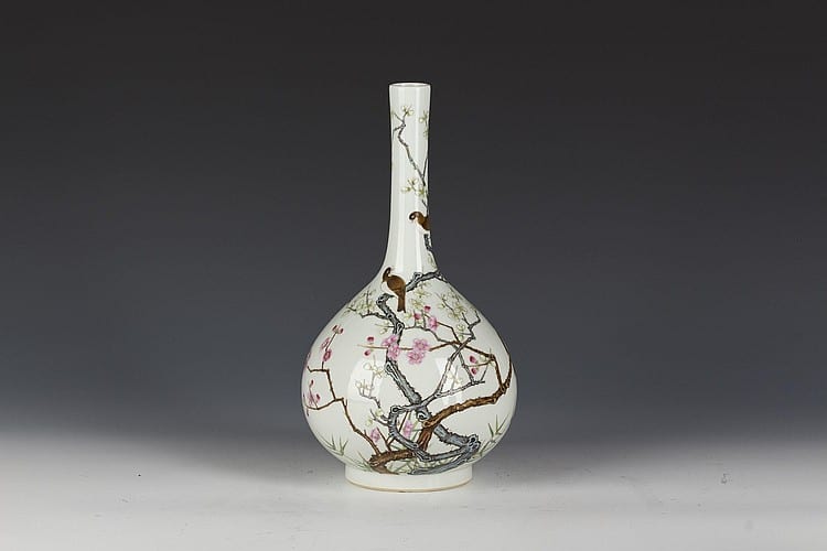 Chinese Famille Rose Porcelain vase sold by China Arts Auction, lot 7206 — auction record photograph