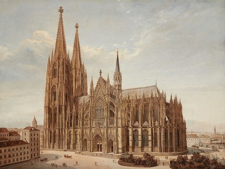 Josef Langl comparable auction result: josef langl cologne cathedral