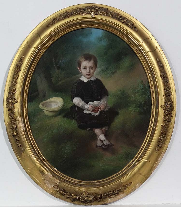 Paul Jourdy comparable auction result: paul jourdy 1805 1856 pastel portrait an oval malcolm ludlow portrait of a youn