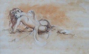 Joy Kirton Smith comparable auction result: joy kirton smith framed watercolour depicting a