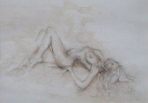 Joy Kirton Smith comparable auction result: joy kirton smith framed watercolour depicting a