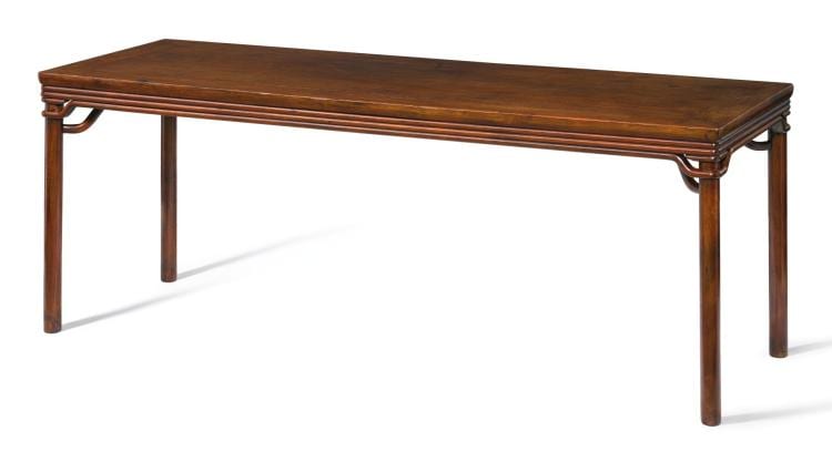 A Large Huanghuali Painting Table, HUA ZHUO LATE MING DYNASTY | comparable sale