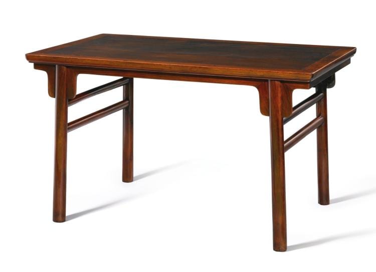 A Small Huanghuali Recessed-Leg Painting Table, PINGTOUAN LATE MING DYNASTY | comparable sale