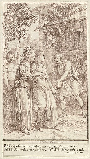 antiphile prise de faiblesse en voyant appara tre clinis s appuie sur bacchis · Christie's · 2007-11-21 Charles-Nicolas (1715) Cochin comparable auction result: antiphile prise de faiblesse en voyant appara tre clinis s appuie sur bacchis