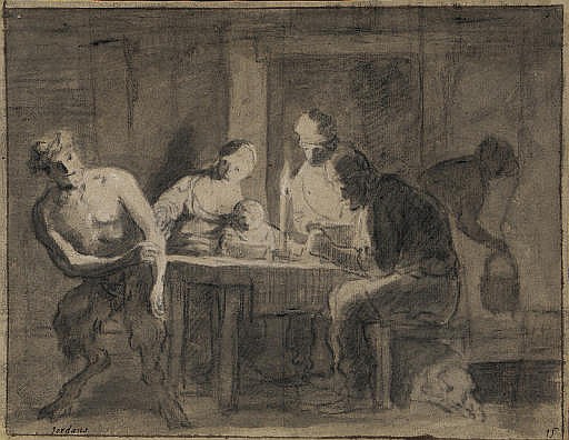 Claes Cornelisz. Moeyaert comparable auction result: le satyre et le paysan