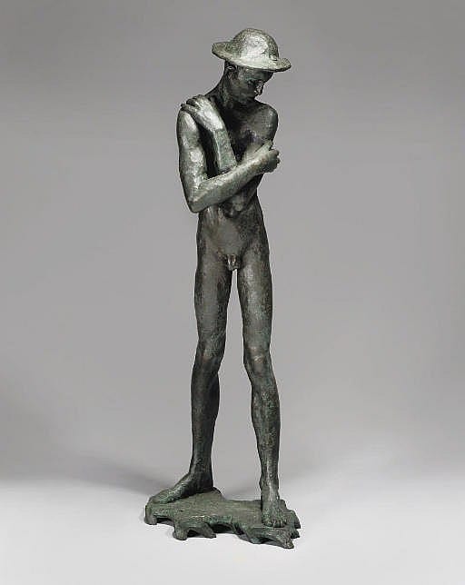 Karl Albiker comparable auction result: knabe mit hut