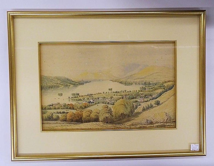 watercolor landscape signed wtlongmire · Berner's Auction Gallery · 2015-09-13 William Taylor Longmire comparable auction result: watercolor landscape signed wtlongmire