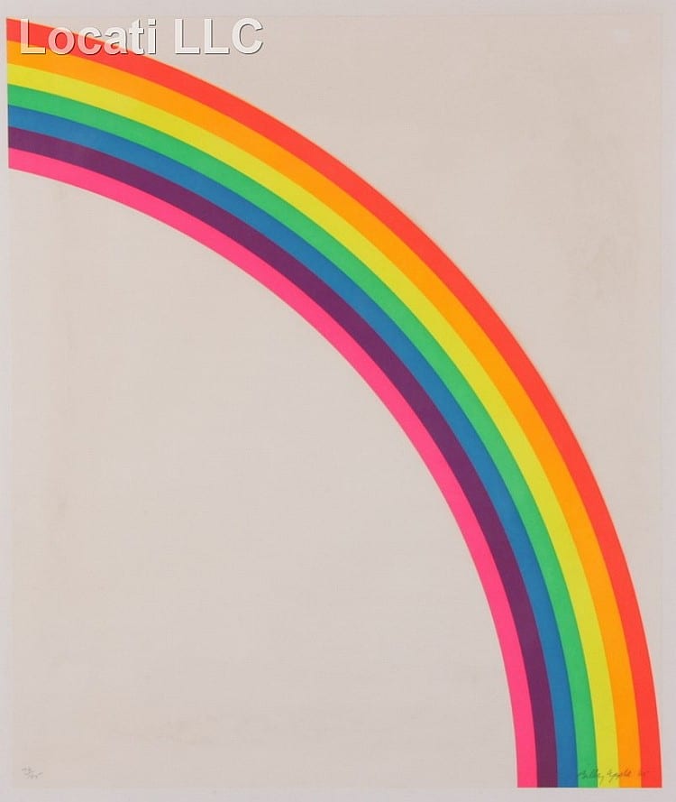 Billy Apple comparable auction result: billy apple new zealand b 1935 serigraph