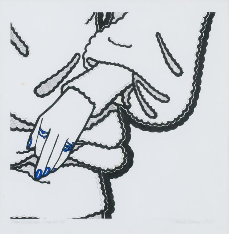 Marte Marijke Röling comparable auction result: from the 76 collection ink drawing by marte r ling