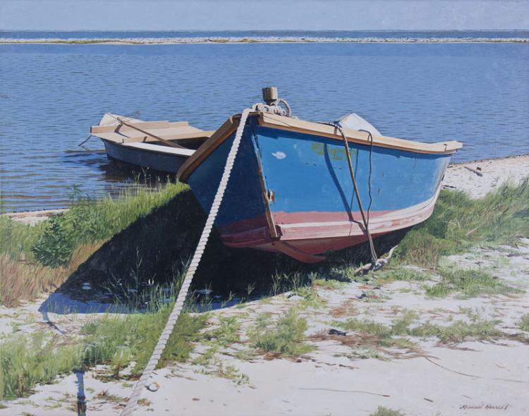 Michael Harrell - Blue Oyster Boat sold by Morris and Whiteside Auctions LLC, lot 61 — auction record photograph
