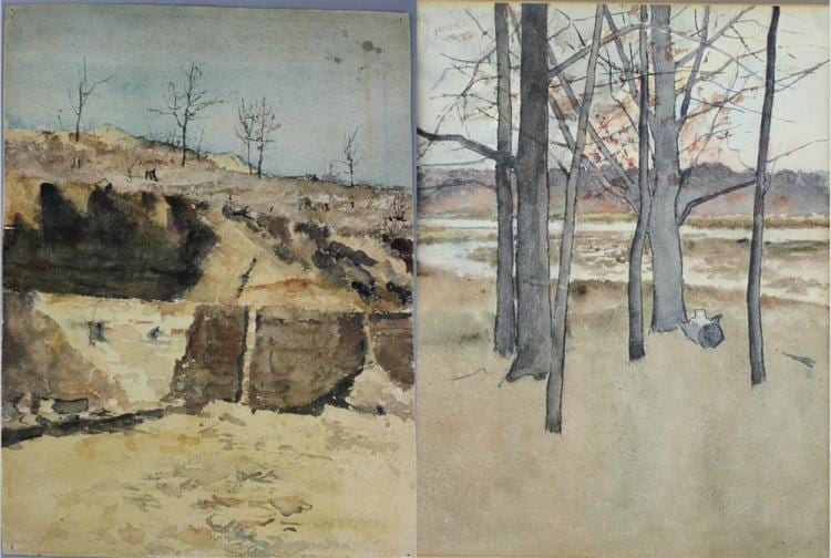 frederick richardson american 1862 1937 pair of landscapes of katonah westchester county ny watercolor on paper 14 x 9 3 4 in · Potomack Company · 2015-09-29 Frederick Richardson comparable auction result: frederick richardson american 1862 1937 pair of landscapes of katonah westchester county ny watercolor on paper 14 x 9 3 4 in