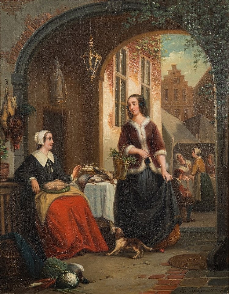 Henri Gommarns Carpentero comparable auction result: henri gommarns carpentero 1820 1874 an archway