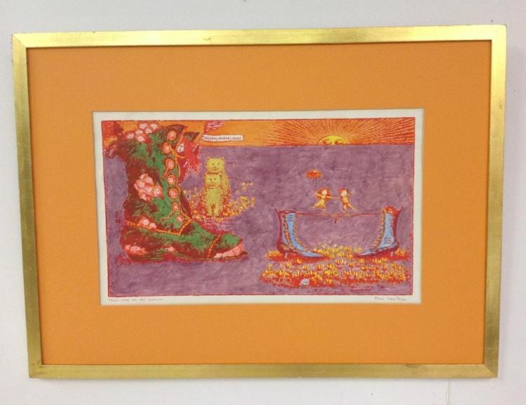 Benito Montresor comparable auction result: beni montresor there was an old woman 1967