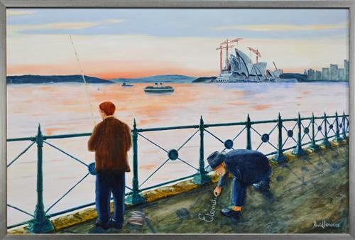 David Lever comparable auction result: david lever xx approaching eternity 2001 60 x 90 5cm
