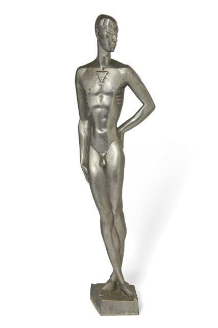 Léon Albert Marie de Leyritz comparable auction result: l on leyritz homme nu avec un bras sur la hanche