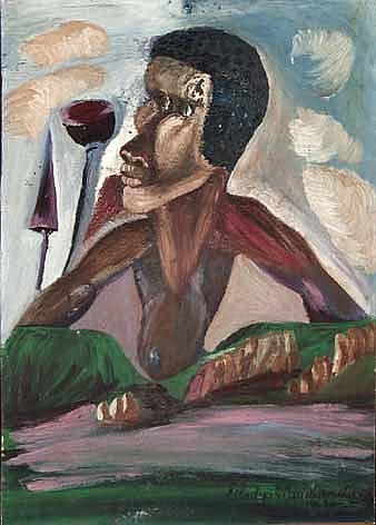 Gladys Mgudlandlu comparable auction result: gladys mgudlandlu south african 1925 1979 portr
