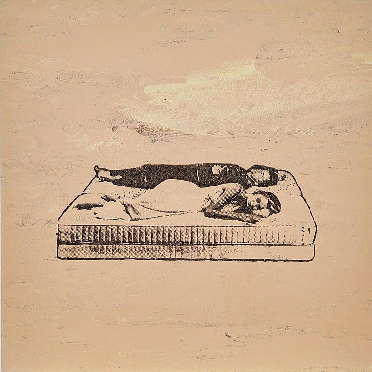 Barbara Astman comparable auction result: barbara astman study for travelogue linoleum tile with transfer 8 ins x 8 ins 20 3 cms x 20 3 cms