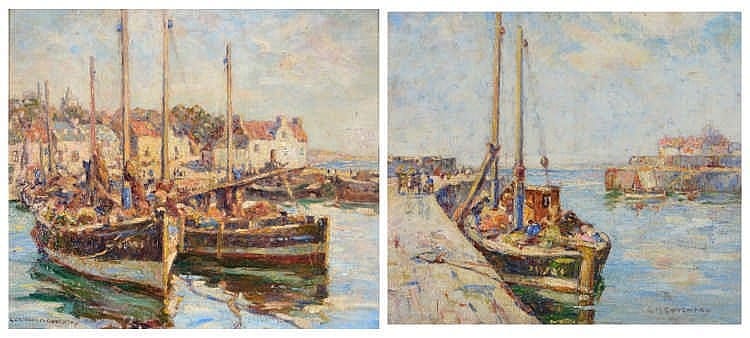 Gertrude Mary Coventry comparable auction result: gertrude mary coventry 1886 1964 fishing boats m