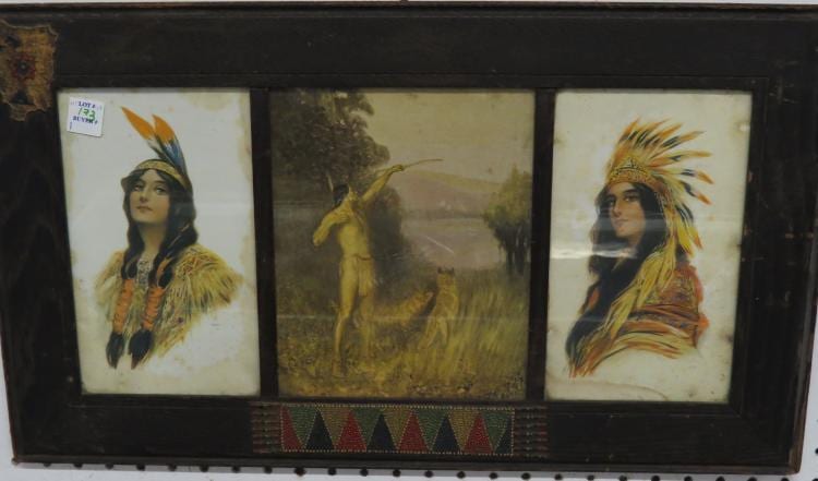 hamilton king 3 finely framed native american offset prints in original frame 14 x 24 1 2 · William J Jenack Auctioneers · 2015-10-08 Hamilton King comparable auction result: hamilton king 3 finely framed native american offset prints in original frame 14 x 24 1 2