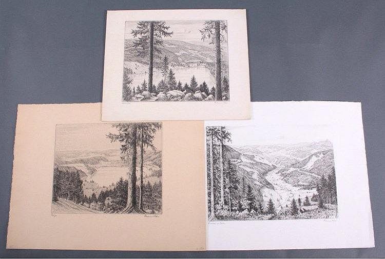 Ferdinand Dörr comparable auction result: ferdinand d rr 1880 1968 sammlung von drei grafiken