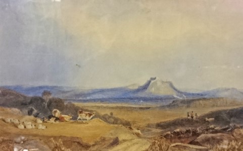 Thomas Brabazon Aylmer comparable auction result: thomas brabazon aylmer 1806 c 1856 figures sheep and cattle in an extens