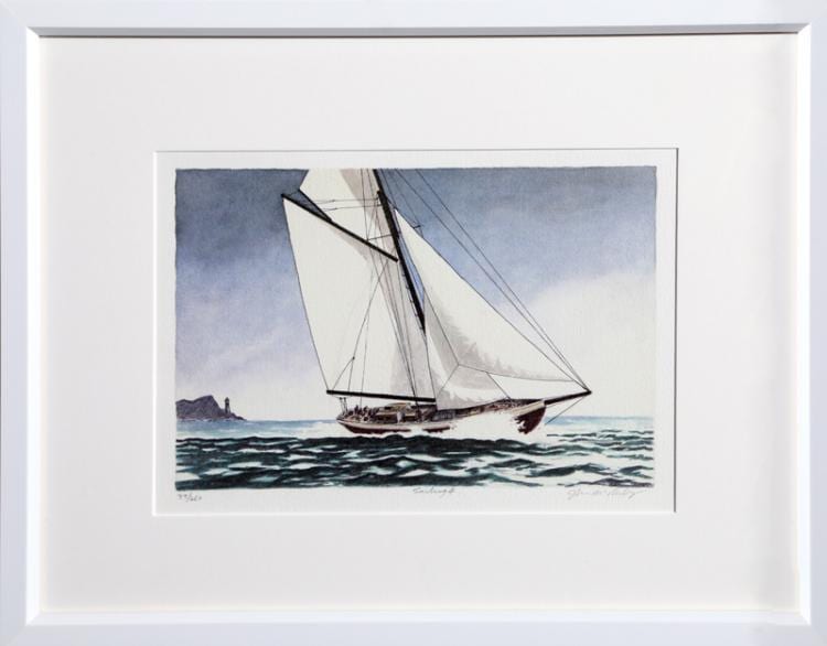 John McNulty comparable auction result: john mcnulty sailing 4 lithograph