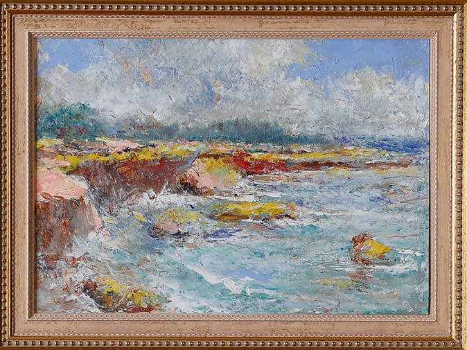 Oumbertos Argyros comparable auction result: oumbertos argyros 1877 1963 bord de mer