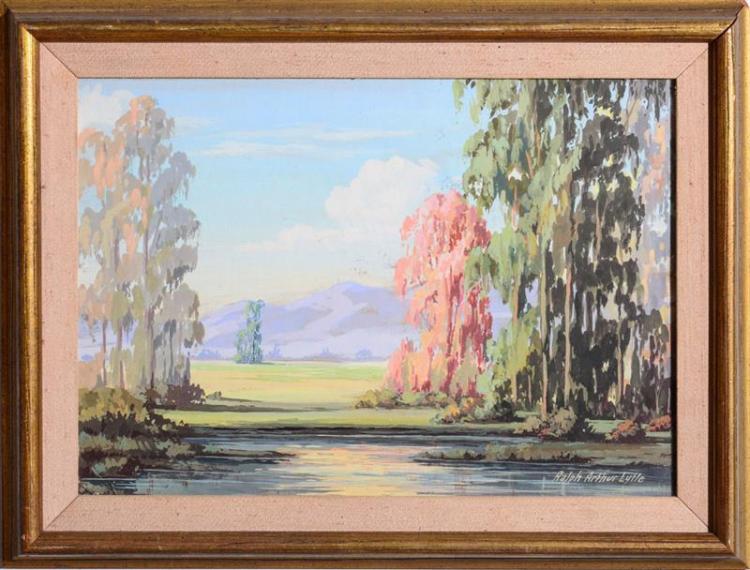 Ralph Arthur Lytle comparable auction result: ralph arthur lytle 1882 1959 view of southern california